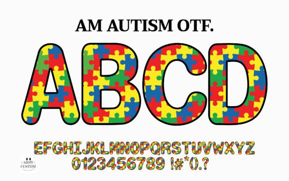 Am Autism: A Font for Impactful Awareness