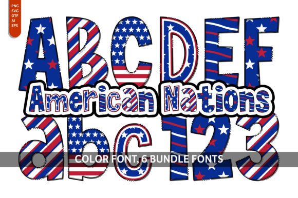 American Nations: Celebrating Diversity in Colorful Typography
