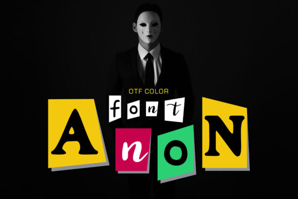 Anon: A Unique Color Font for Modern Design
