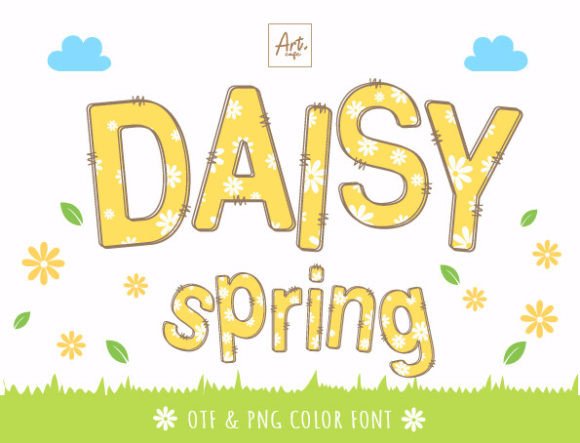 Daisy Spring: A Playful Typeface for Seasonal & Kid-Friendly Design