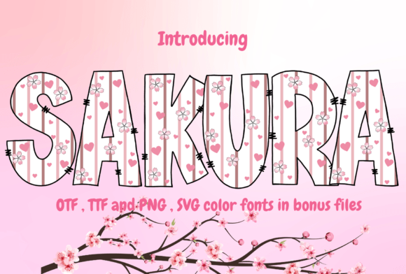 Embrace Spring: The Fresh Allure of Sakura Typography