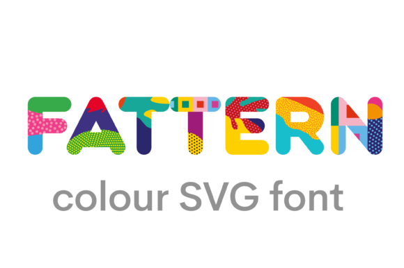 Fattern: The Bold Color Font for Modern Design