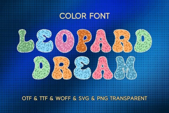 Leopard Dream: A Playful Color Font for Modern Design