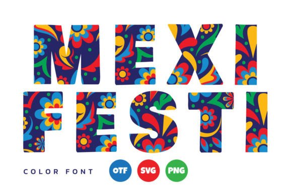 Mexi Festi: Vibrant Typography for Festival Design