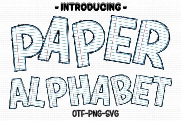 Paper Alphabet: A Playful Font for Vibrant Design