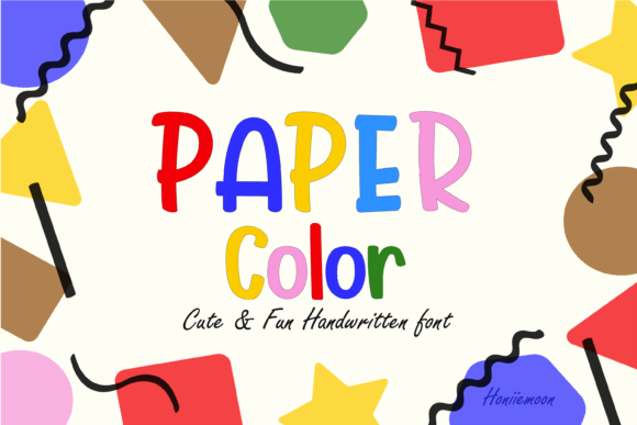 Paper Color: A Playful Font for Vibrant Design