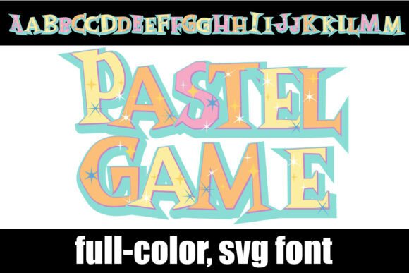 Pastel Game: The SVG Font for Retro-Futuristic Design