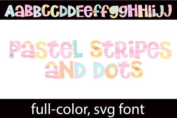 Pastel Stripes and Dots: A Sweet Design Asset