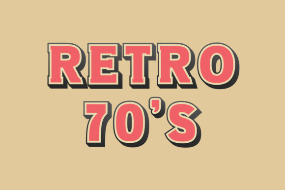 Revive Your Designs with the Retro 70s Color Font