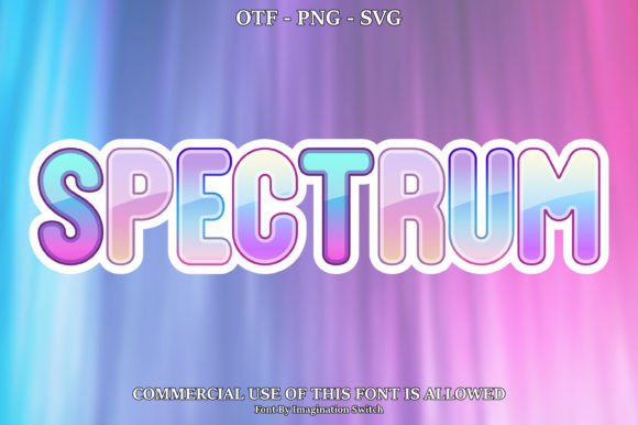 Spectrum: A Typographic Masterpiece of Color and Creativity