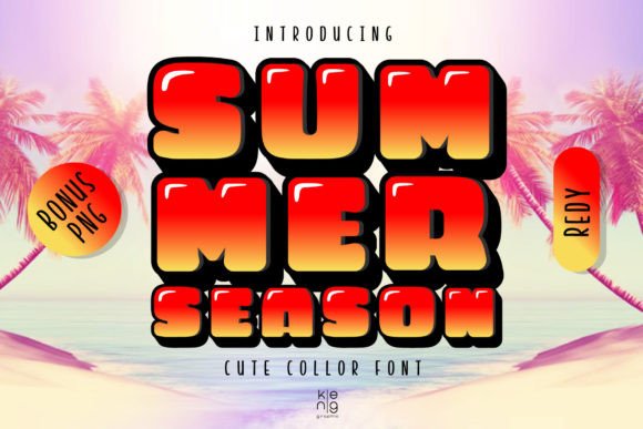 Summer Season Redy: A Bold Font for Vibrant Design